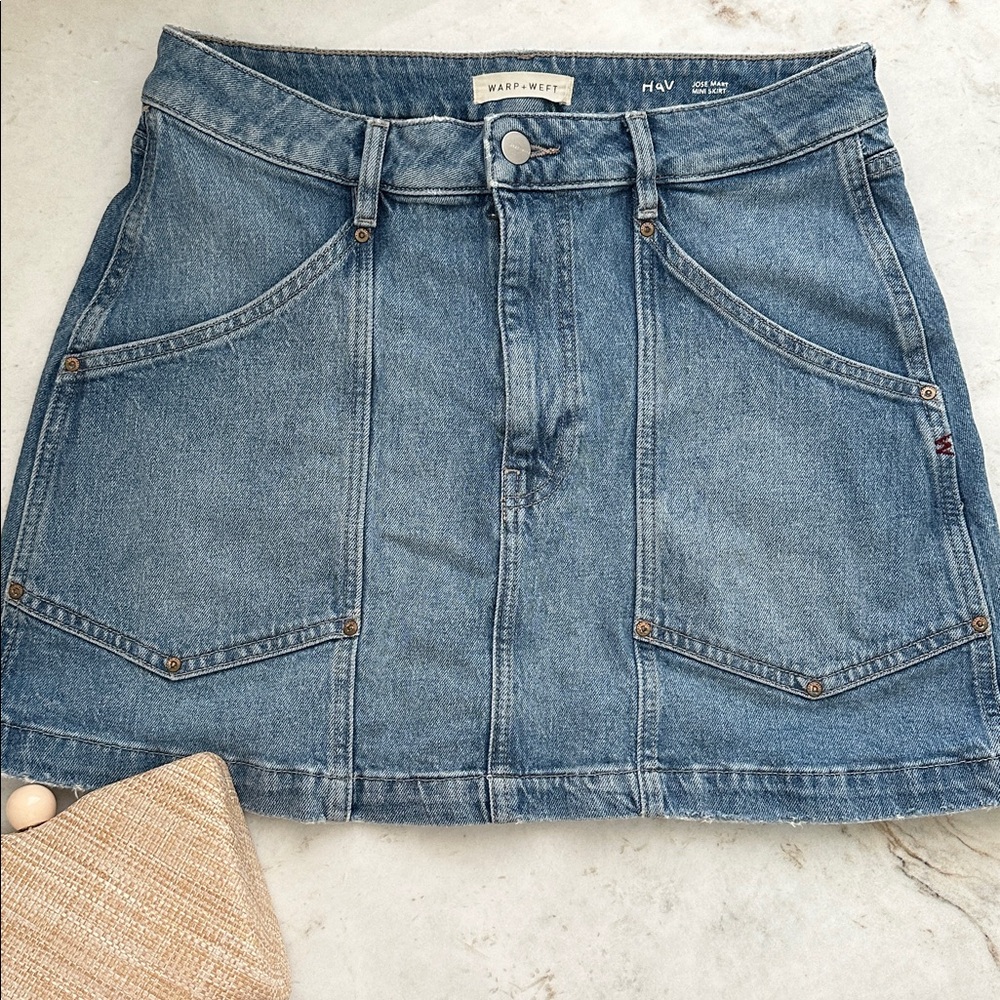 WARP+WEFT Denim Skirt
